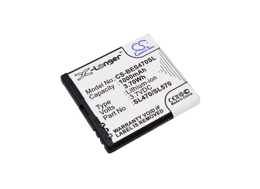 3.7V 1000mAh/3.70Wh Li-ion Mobile/SmartPhone Battery for Bea-fon