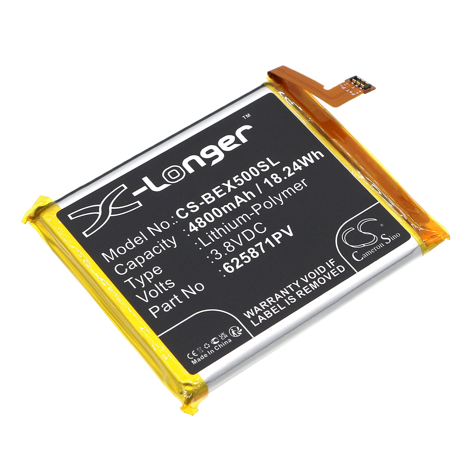 CS-BEX500SL Replacement Battery – Compatible with X5, X5 Premium, X5_EU001BO