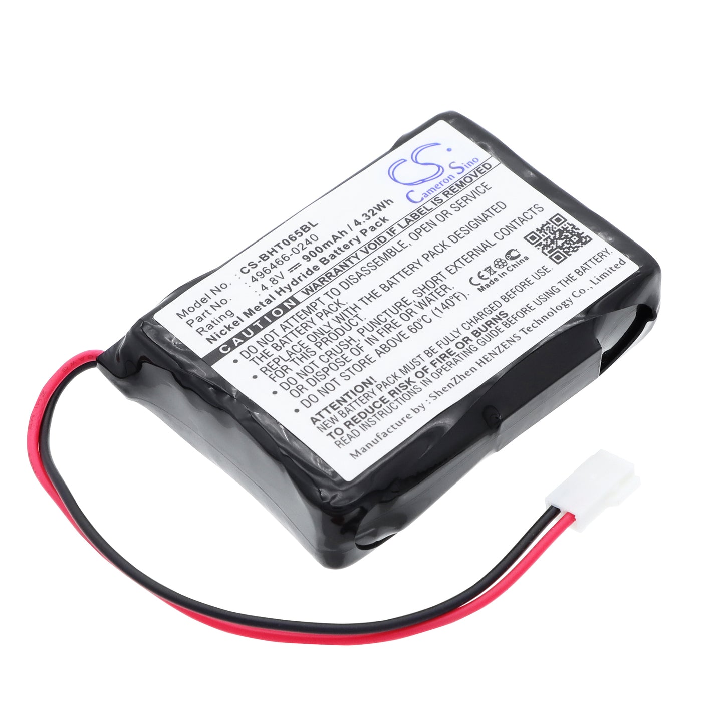4.8V 900mAh Ni-MH Barcode/Scanner Battery for Denso
