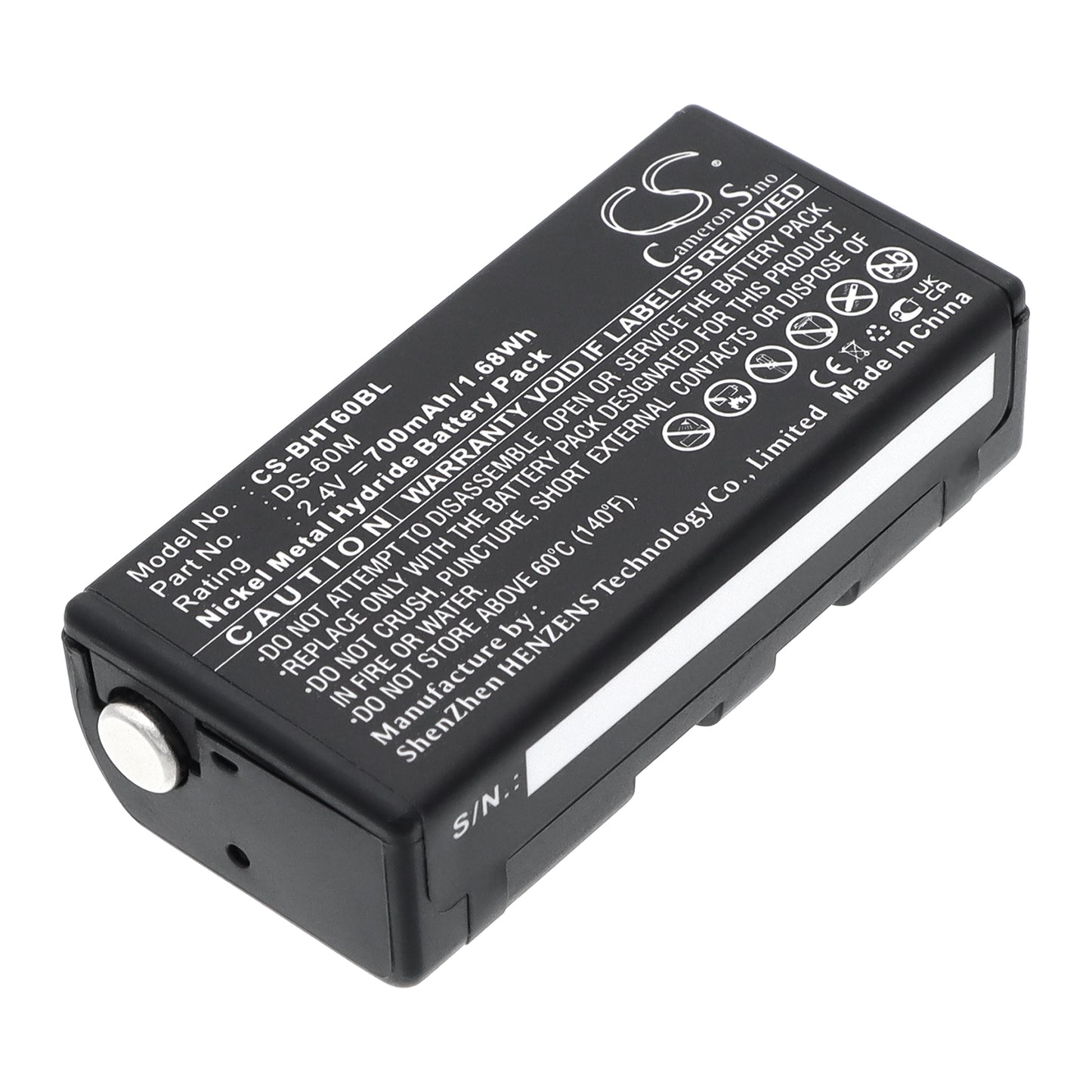 2.4V 700mAh Ni-MH Barcode/Scanner Battery for Denso