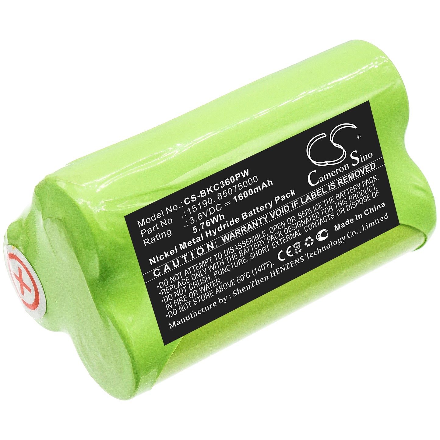 CS-BKC360PW Replacement Battery – Compatible with KC360H