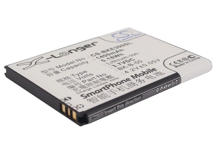 3.7V 1400mAh/5.18Wh Li-ion Mobile/SmartPhone Battery for BBK