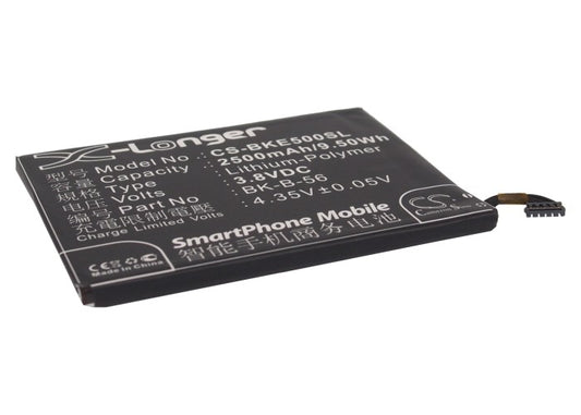 3.8V 2500mAh/9.50Wh Li-Polymer Mobile/SmartPhone Battery for BBK