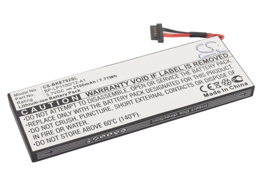 3.7V 2100mAh/7.77Wh Li-ion GPS/Navigator Battery for Becker