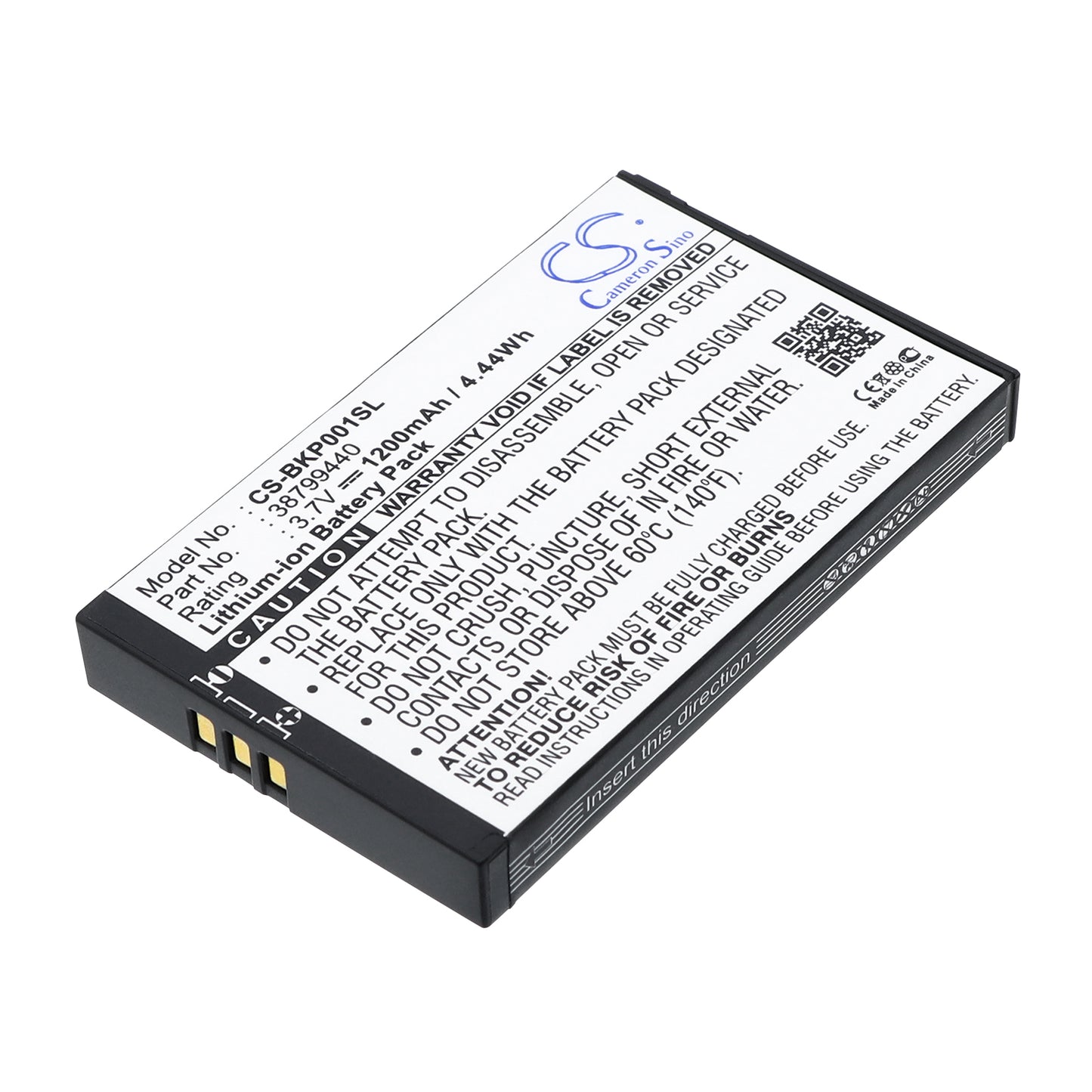 3.7V 1200mAh Li-ion GPS/Navigator Battery for Becker