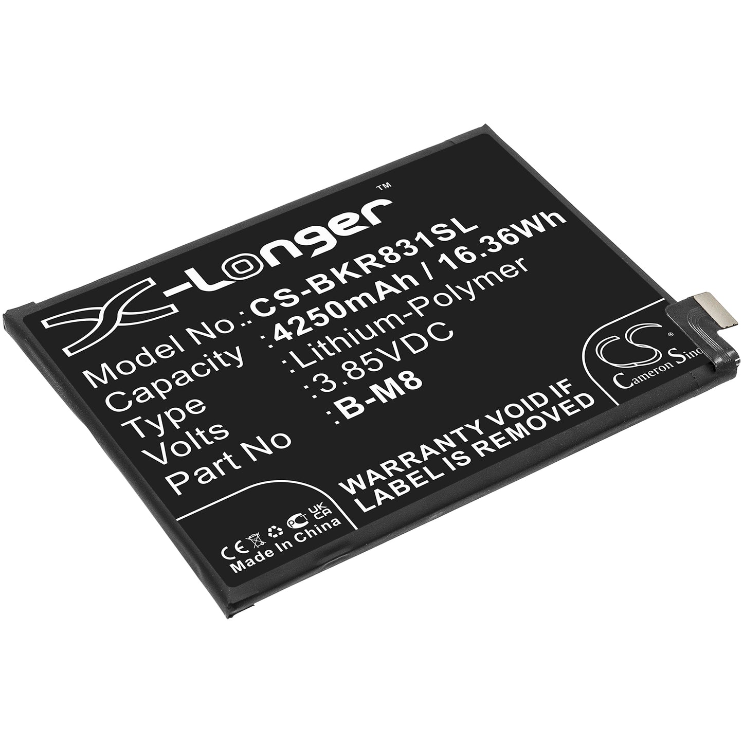 CS-BKR831SL Replacement Battery – Compatible with NEO 3, R831K