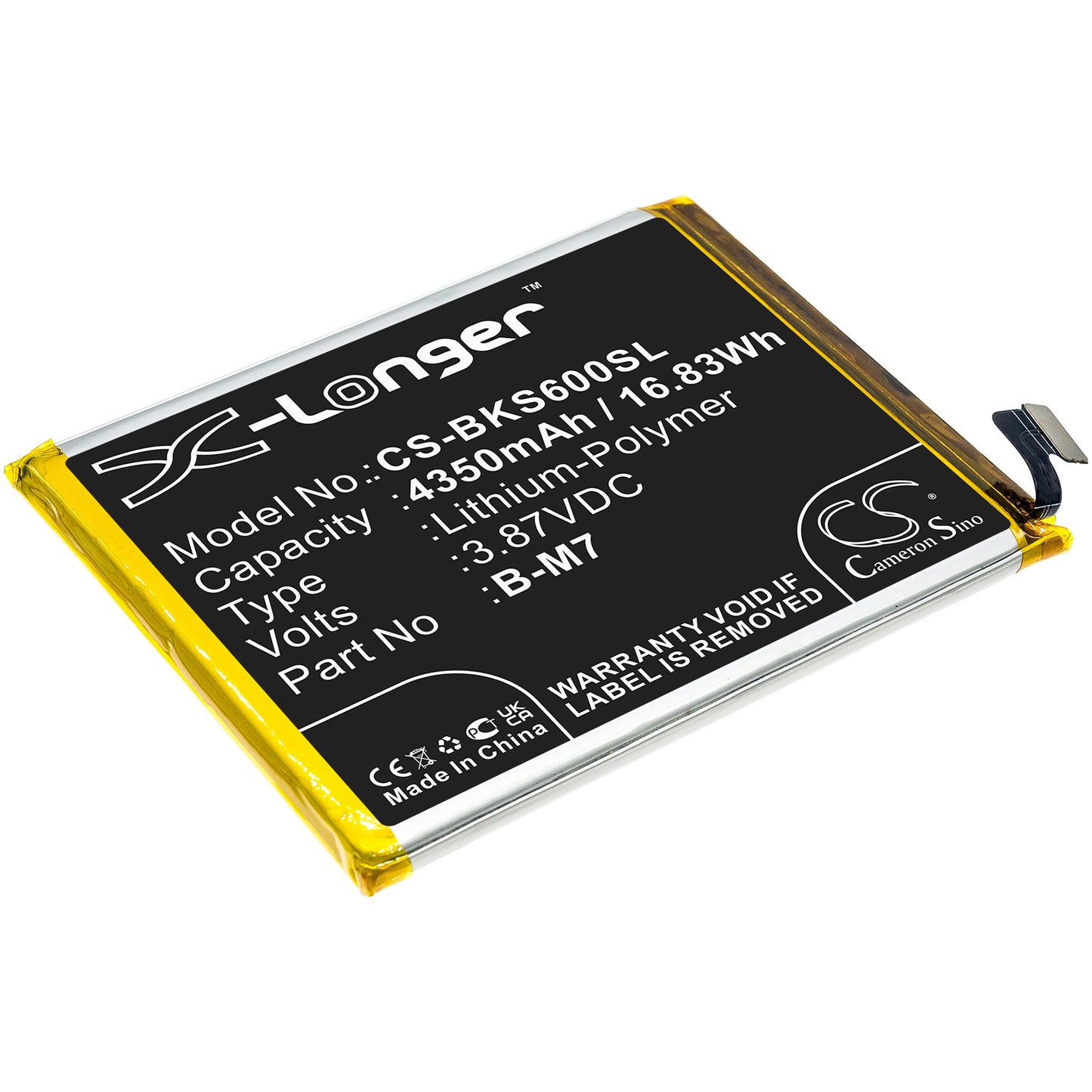 CS-BKS600SL Replacement Battery – Compatible with G1 5G, S6 5G, V1962, V1962A, V1962BA