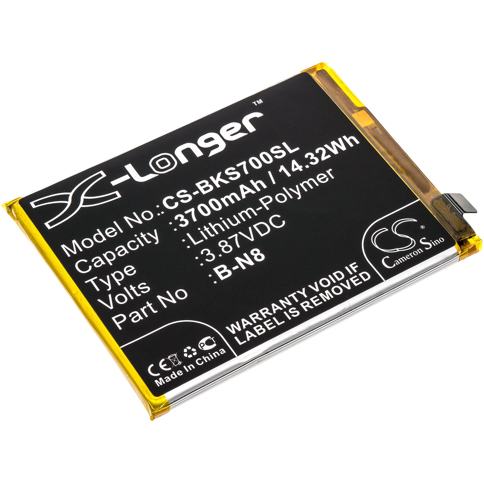 CS-BKS700SL Replacement Battery – Compatible with S7 5G, V20 Pro 5G, V2020, V2020A, V2020CA