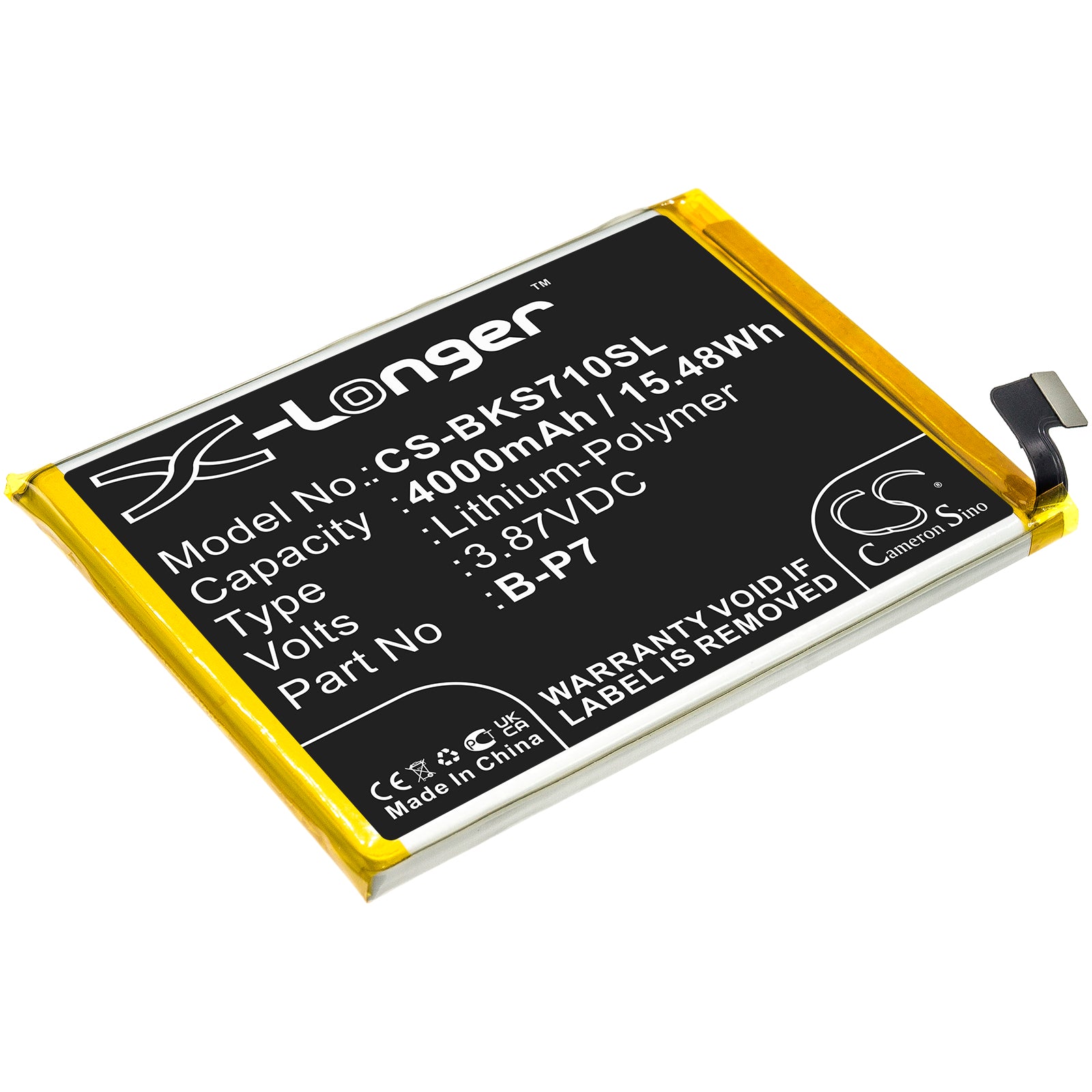 CS-BKS710SL Replacement Battery – Compatible with S7e, S7e 5G 2020, V2031, V2031A, V2031EA