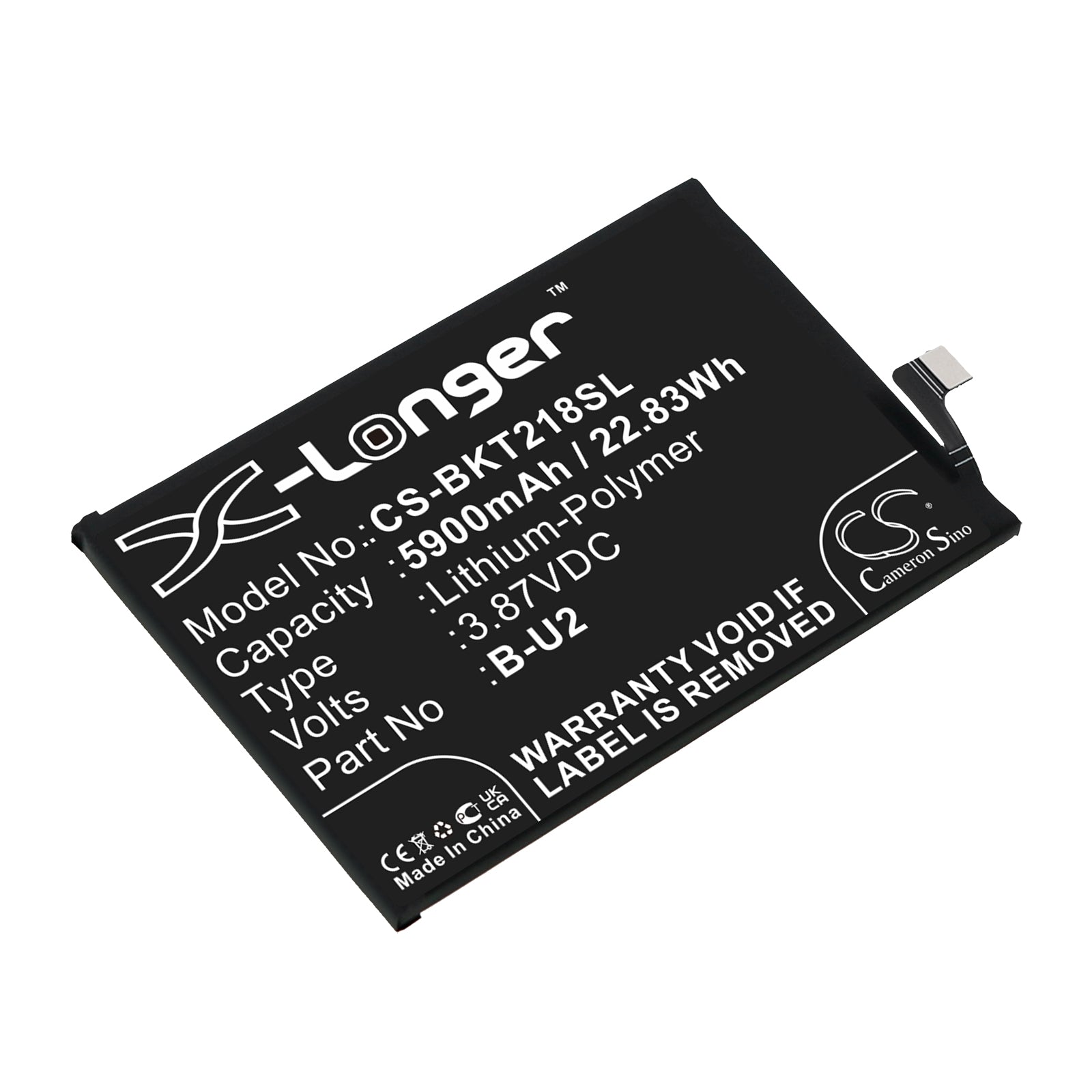 CS-BKT218SL Replacement Battery – Compatible with T2x, V2188A