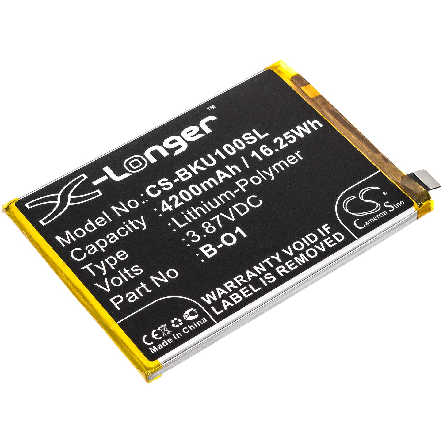 CS-BKU100SL Replacement Battery – Compatible with iQOO U1, V2023, V2023A