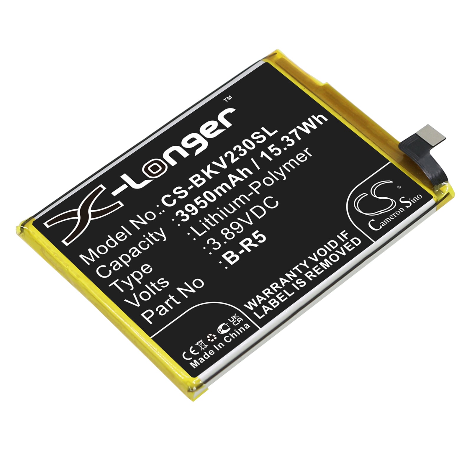 CS-BKV230SL Replacement Battery – Compatible with S10e, S10e 5G, S10e 5G 2021, V2116, V2130A, V23e