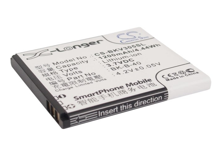 3.7V 1200mAh/4.44Wh Li-ion Mobile/SmartPhone Battery for BBK