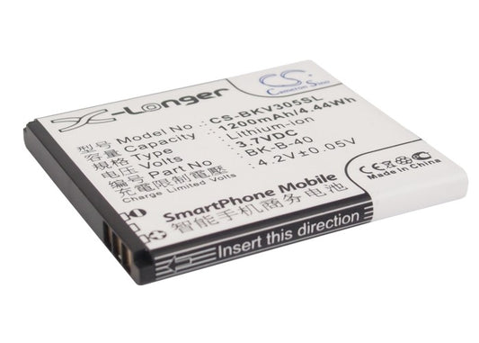 3.7V 1200mAh/4.44Wh Li-ion Mobile/SmartPhone Battery for BBK