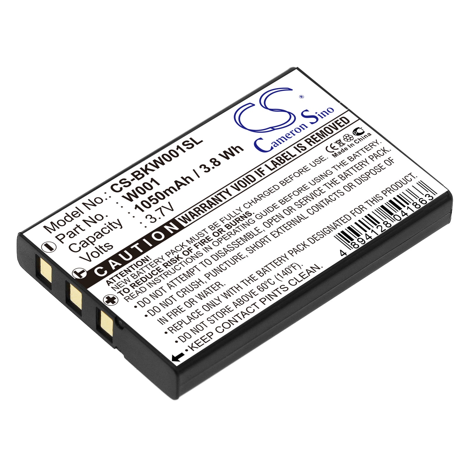 3.7V 1050mAh Li-ion VoIP Phone Battery for SMC