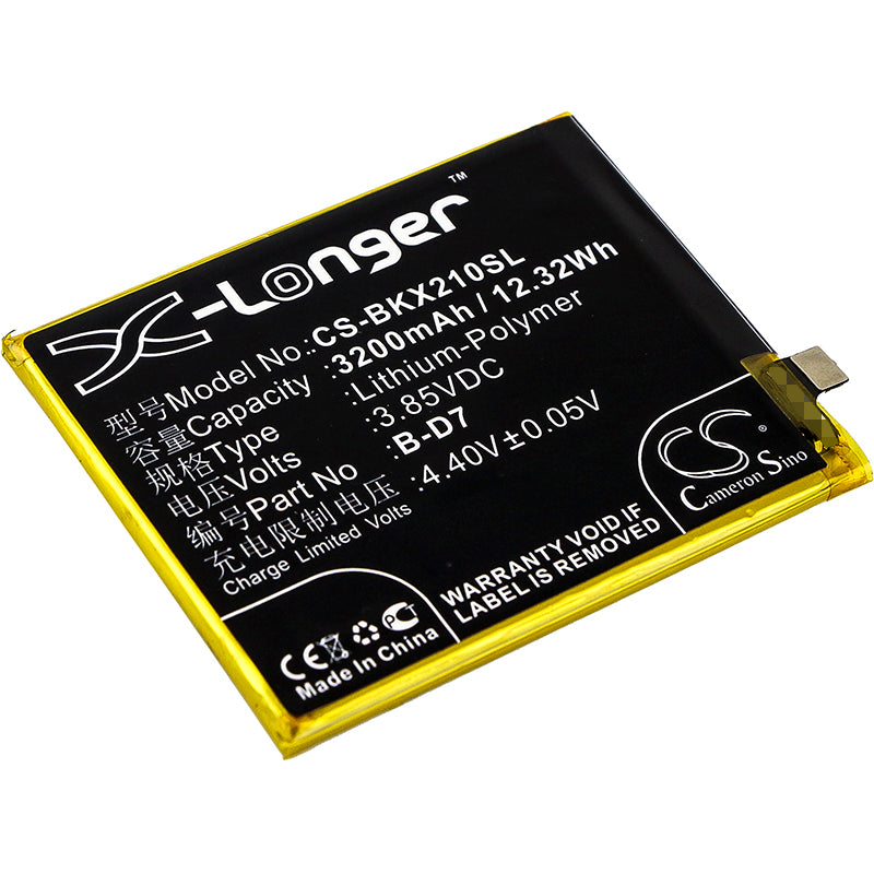 3.85V 3200mAh/12.32Wh Li-Polymer Mobile/SmartPhone Battery for VIVO