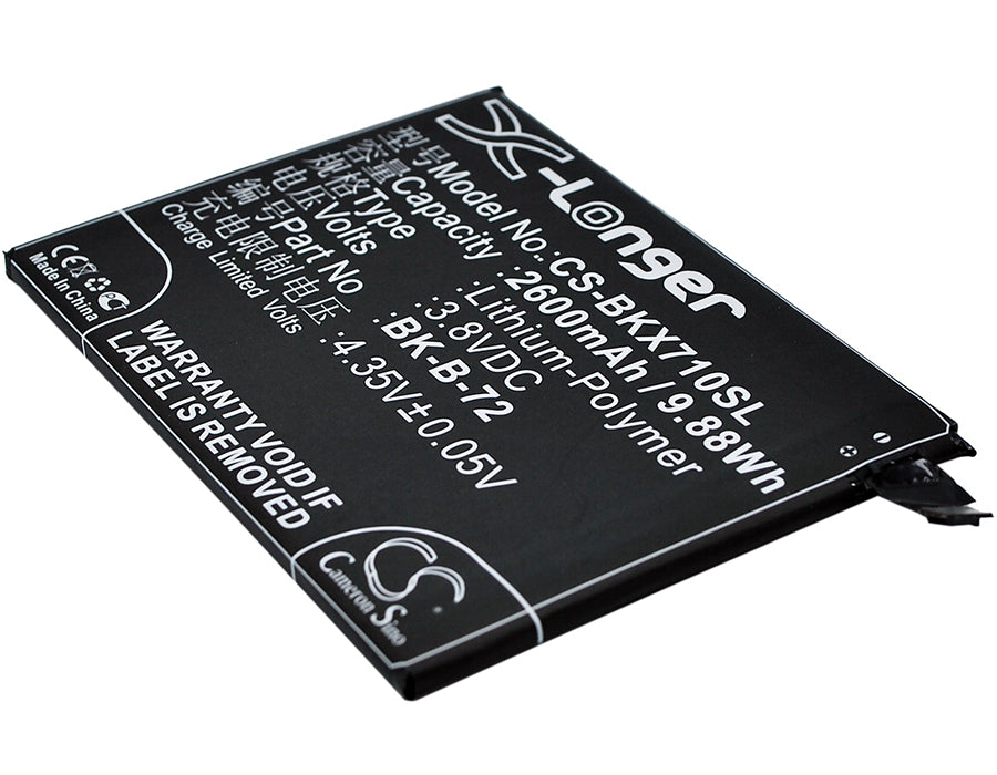 3.8V 2600mAh/9.88Wh Li-Polymer Mobile/SmartPhone Battery for BBK