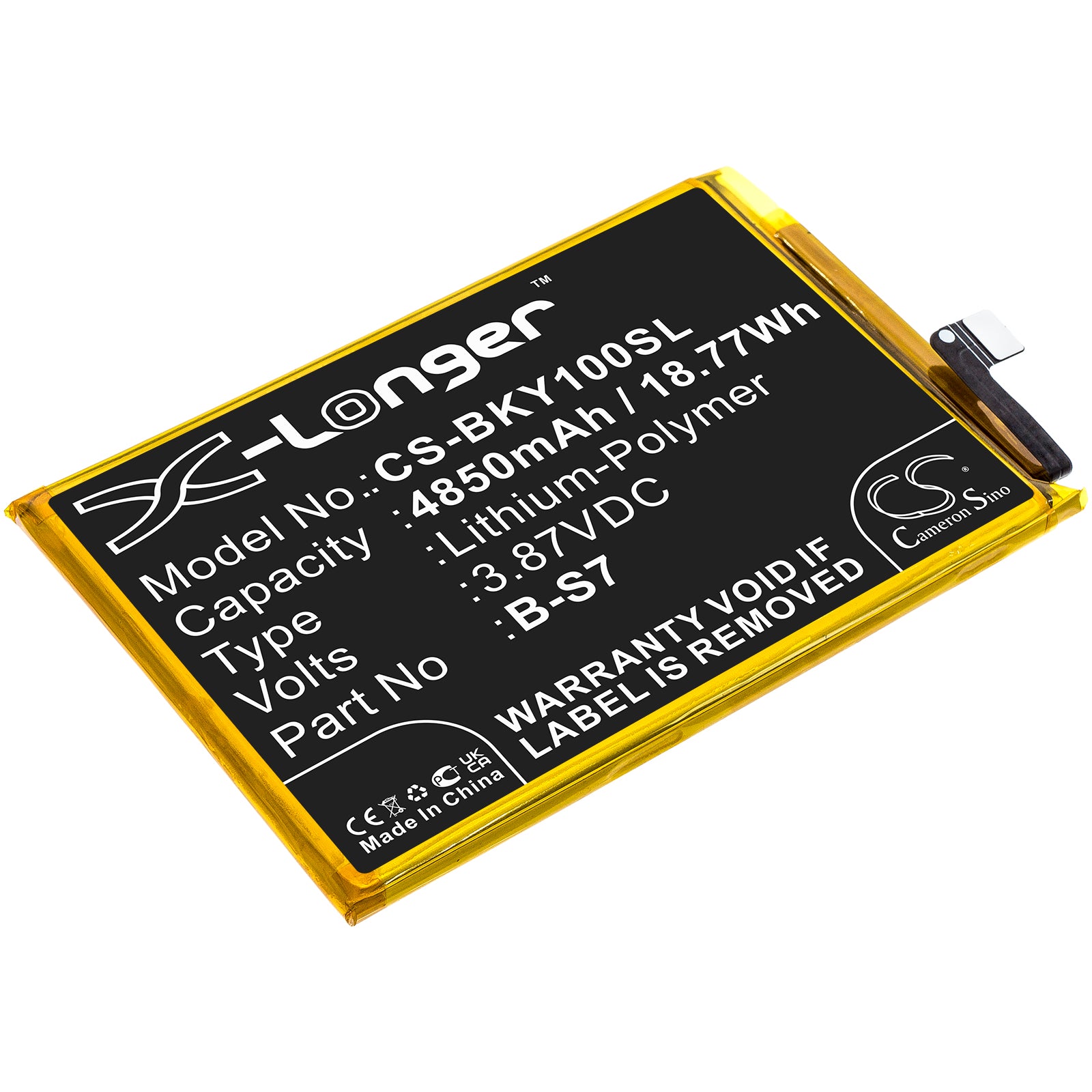 CS-BKY100SL Replacement Battery – Compatible with Y01