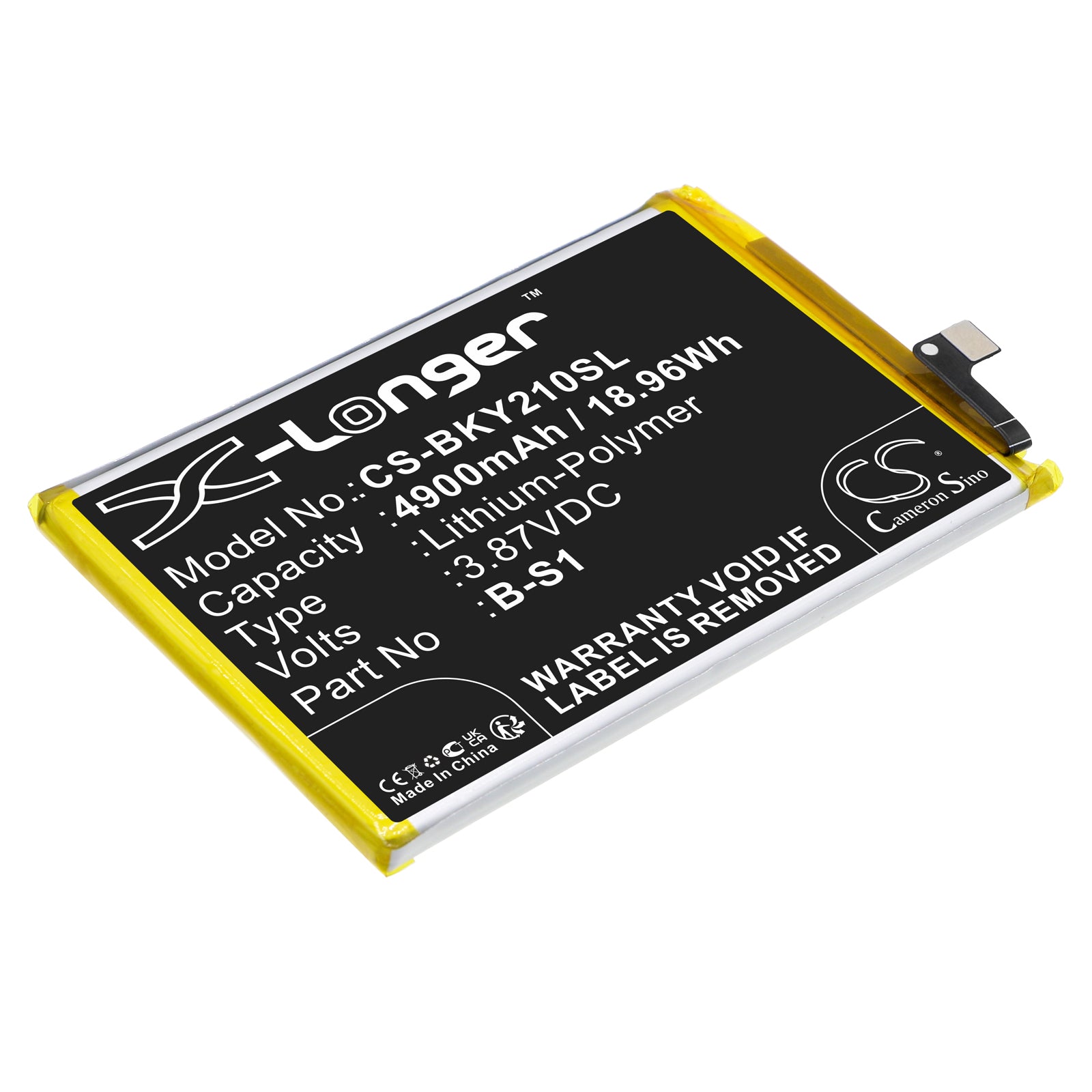 CS-BKY210SL Replacement Battery – Compatible with V2110, V2135, V2152, V2158, Y21, Y21e, Y21G, Y21s 2021, Y21T, Y33s 2021
