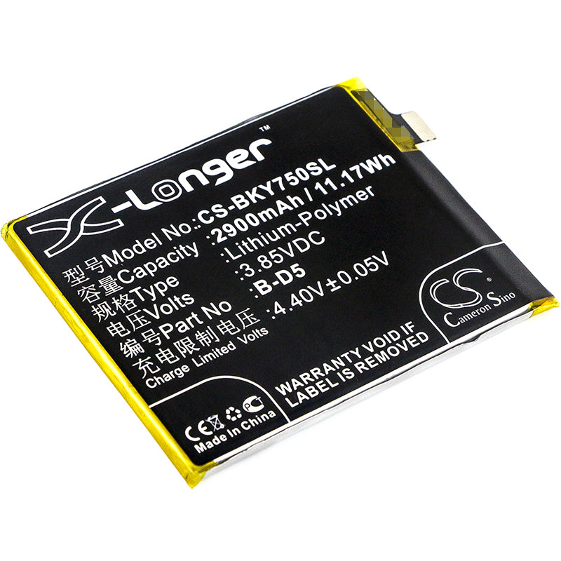 3.85V 2900mAh/11.17Wh Li-Polymer Mobile/SmartPhone Battery for VIVO