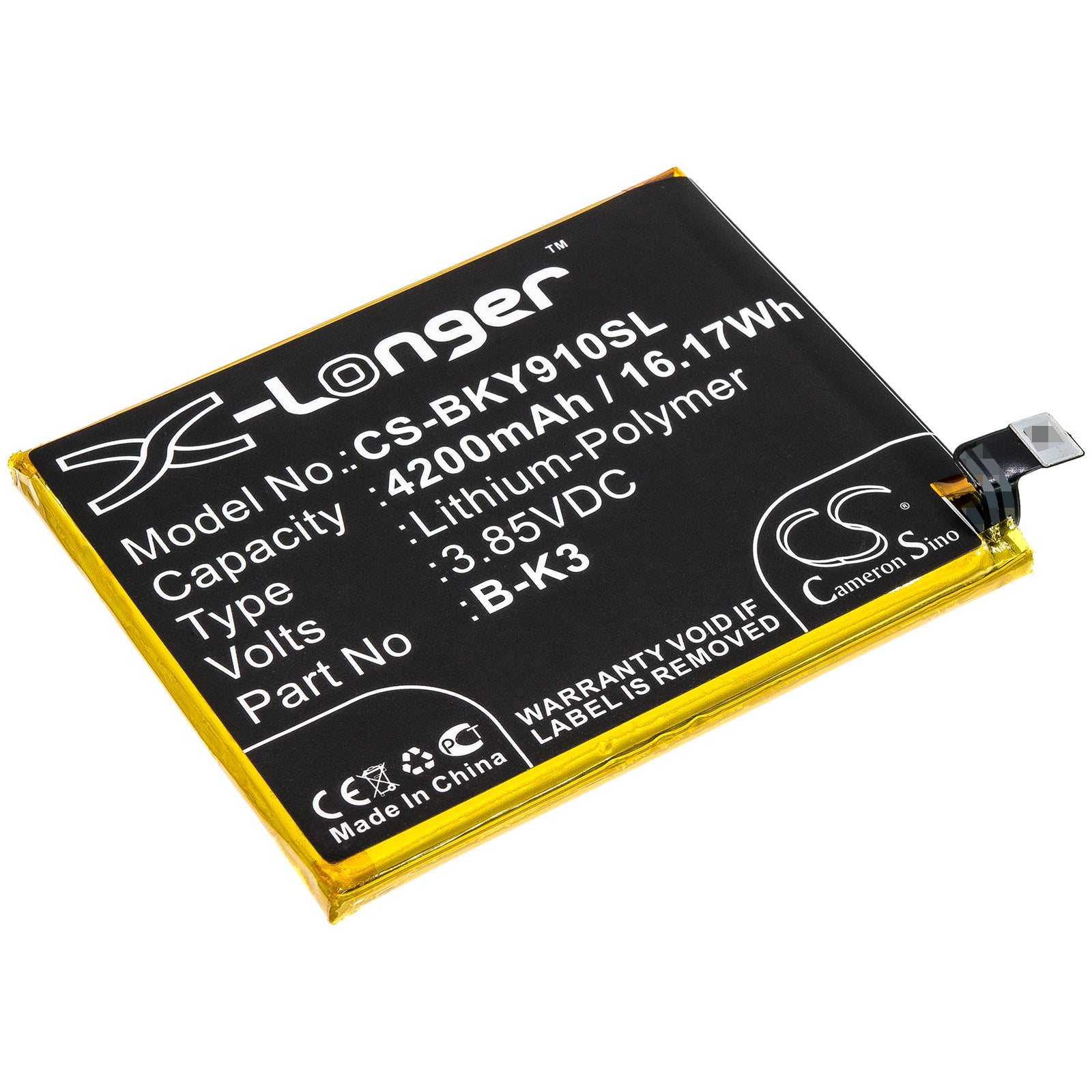 CS-BKY910SL Replacement Battery – Compatible with V1945A, V1945T, VIVO Y9S