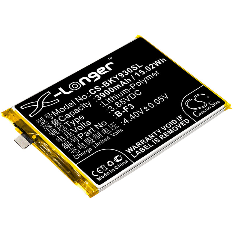 3.85V 3900mAh/15.02Wh Li-Polymer Mobile/SmartPhone Battery for BBK