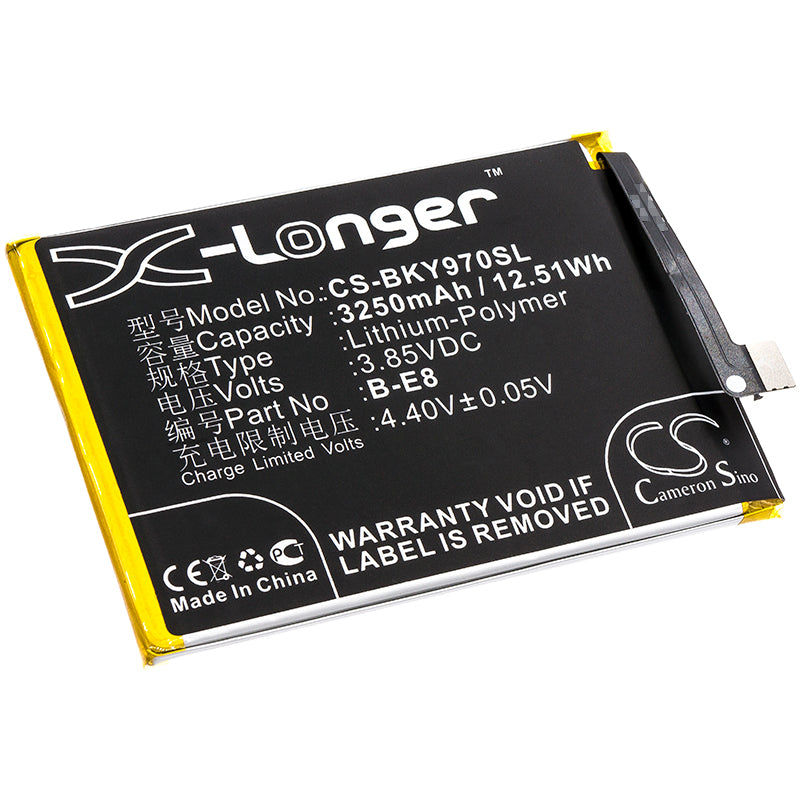 3.85V 3250mAh/12.51Wh Li-Polymer Mobile/SmartPhone Battery for VIVO