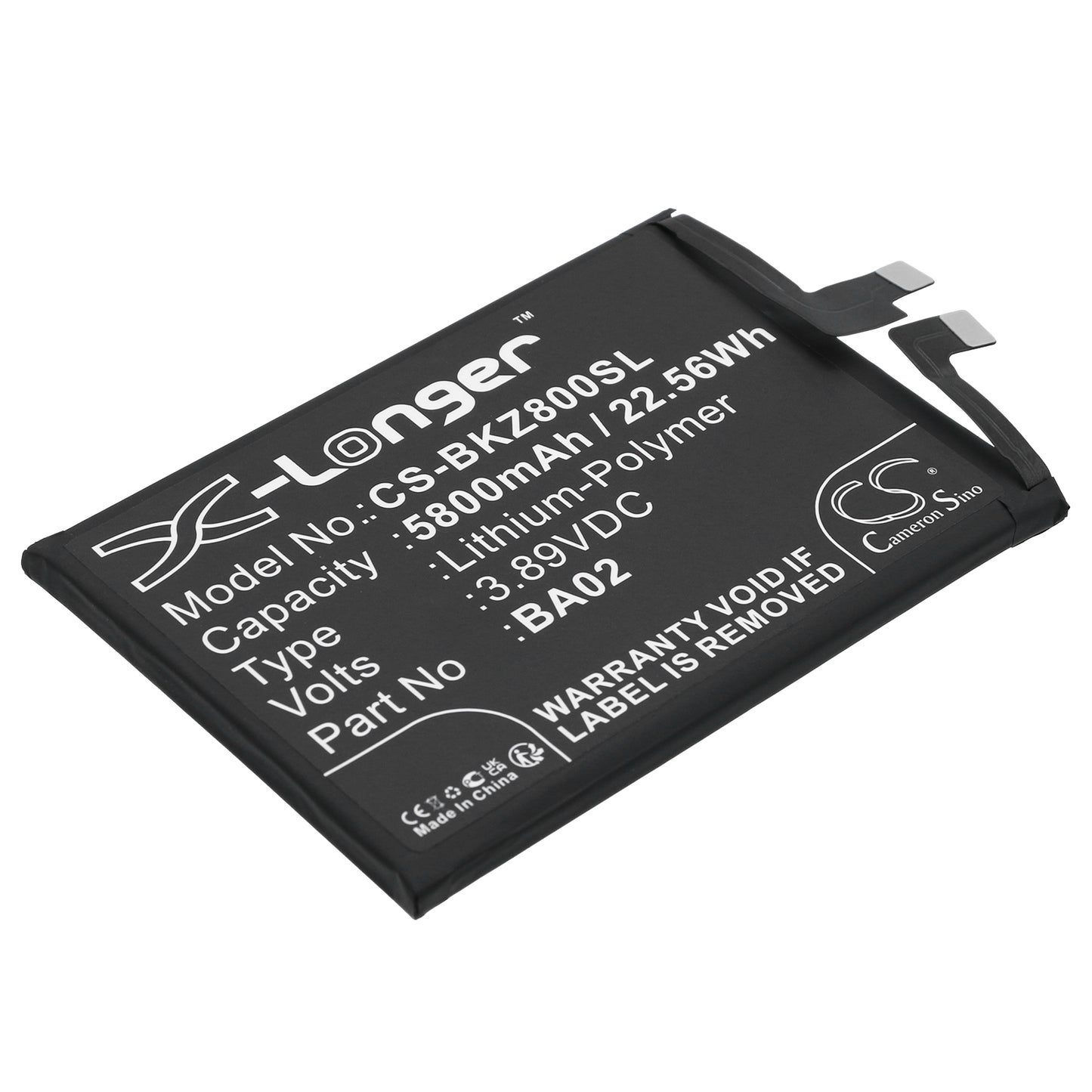 CS-BKZ800SL Replacement Battery – Compatible with IQOO Z8X