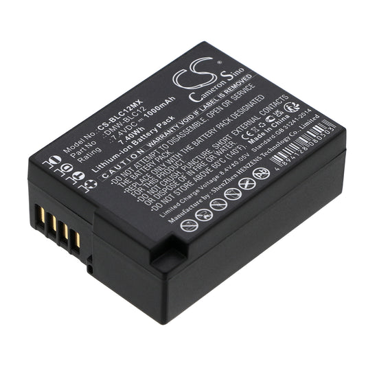 7.4V 1000mAh/7.40Wh Li-ion Camera Battery for Panasonic
