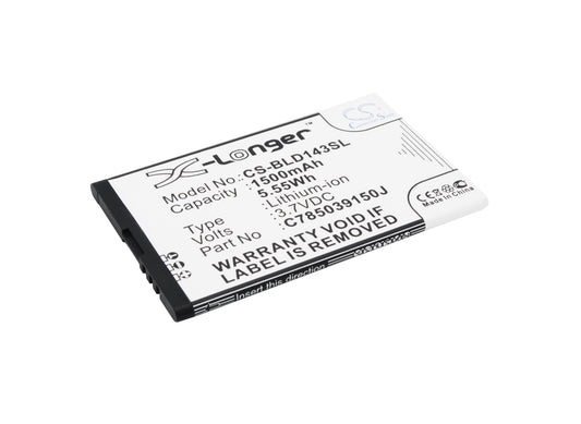 3.7V 1500mAh/5.55Wh Li-ion Mobile/SmartPhone Battery for BLU