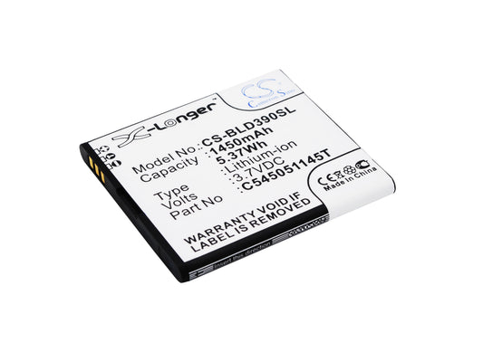 3.7V 1450mAh/5.37Wh Li-ion Mobile/SmartPhone Battery for BLU