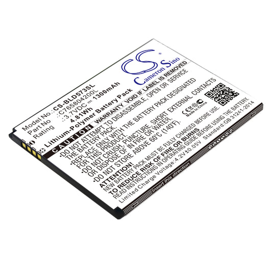 3.7V 1300mAh/4.81Wh Li-Polymer Mobile/SmartPhone Battery for BLU