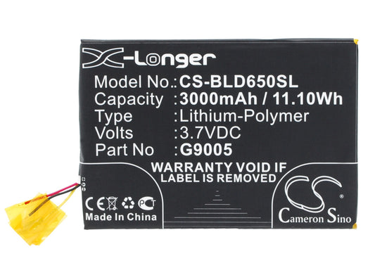 3.7V 3000mAh/11.10Wh Li-Polymer Mobile/SmartPhone Battery for BLU