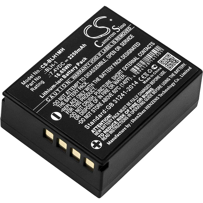 7.4V 2250mAh/16.65Wh Li-ion Camera Battery for OLYMPUS