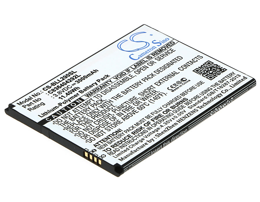 3.8V 3000mAh/11.40Wh Li-Polymer Mobile/SmartPhone Battery for BLU