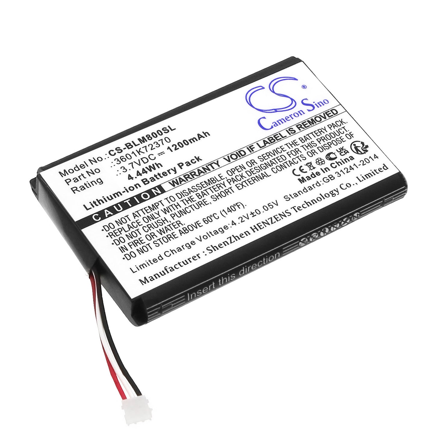 CS-BLM800SL Replacement Battery – Compatible with 3601K72300, 3601K72350, 3601K72370, 3601K723B0, 3601K72P40, 3601K72P50, GLM 100, GLM80