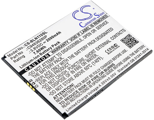 3.8V 2000mAh/7.60Wh Li-ion Mobile/SmartPhone Battery for BLU