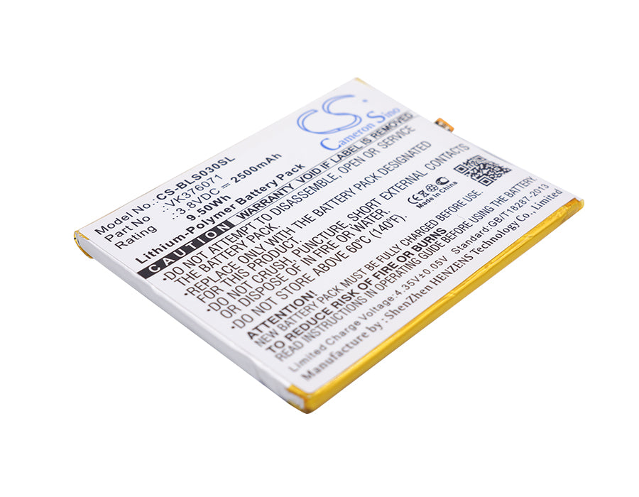 3.8V 2500mAh/9.50Wh Li-Polymer Mobile/SmartPhone Battery for BLU