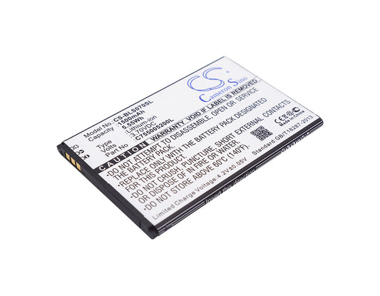 3.7V 1500mAh/5.55Wh Li-ion Mobile/SmartPhone Battery for BLU