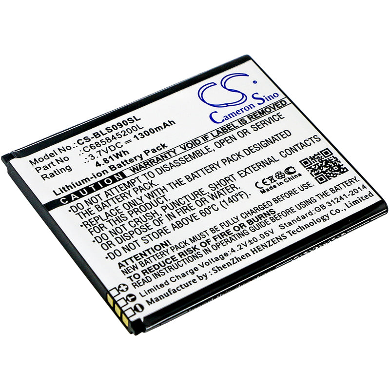 3.7V 1300mAh/4.81Wh Li-ion Mobile/SmartPhone Battery for BLU