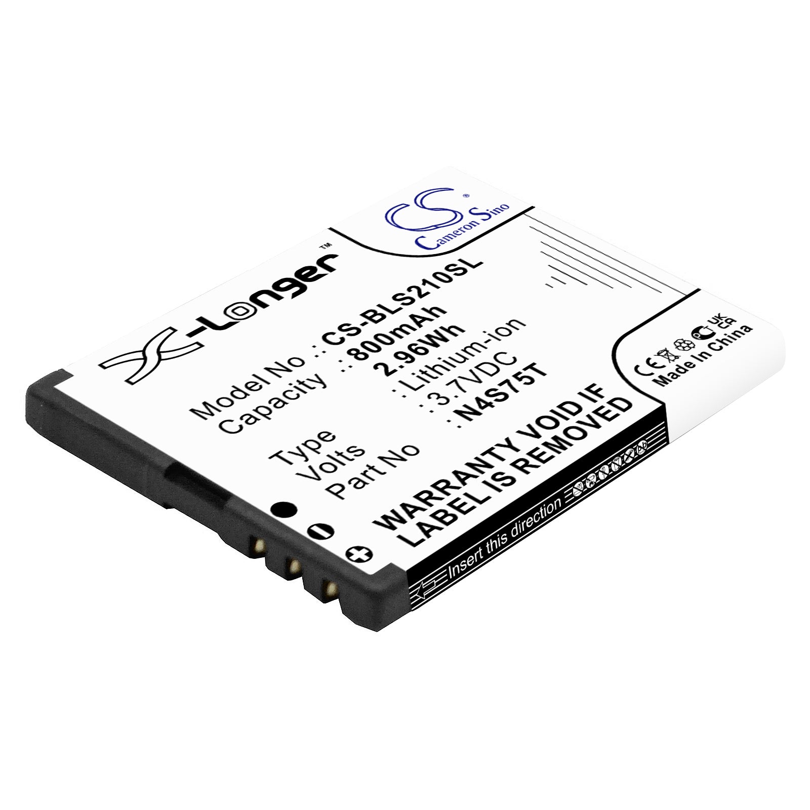 3.7V 820mAh/3.03Wh Li-ion Mobile/SmartPhone Battery for BLU