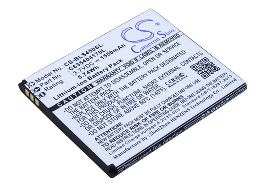 3.7V 1550mAh/5.74Wh Li-ion Mobile/SmartPhone Battery for BLU