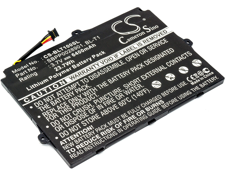 3.7V 6400mAh/23.68Wh Li-Polymer Tablet Battery for LG