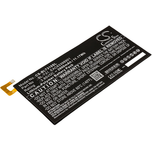 3.85V 2900mAh/11.17Wh Li-Polymer Tablet Battery for LG