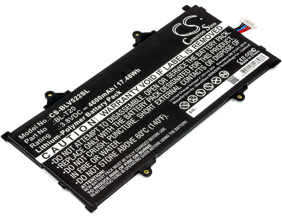 CS-BLV522SL Replacement Battery – Compatible with G Pad X 8.0, G Pad X 8.0 LTE, V520, V521, V522