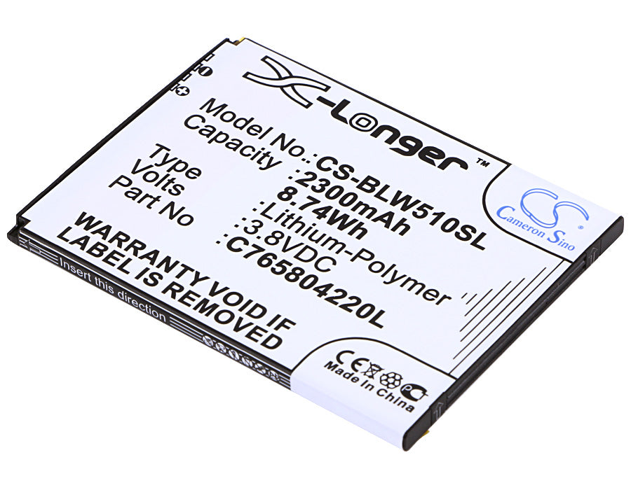 3.8V 2300mAh/8.74Wh Li-Polymer Mobile/SmartPhone Battery for BLU