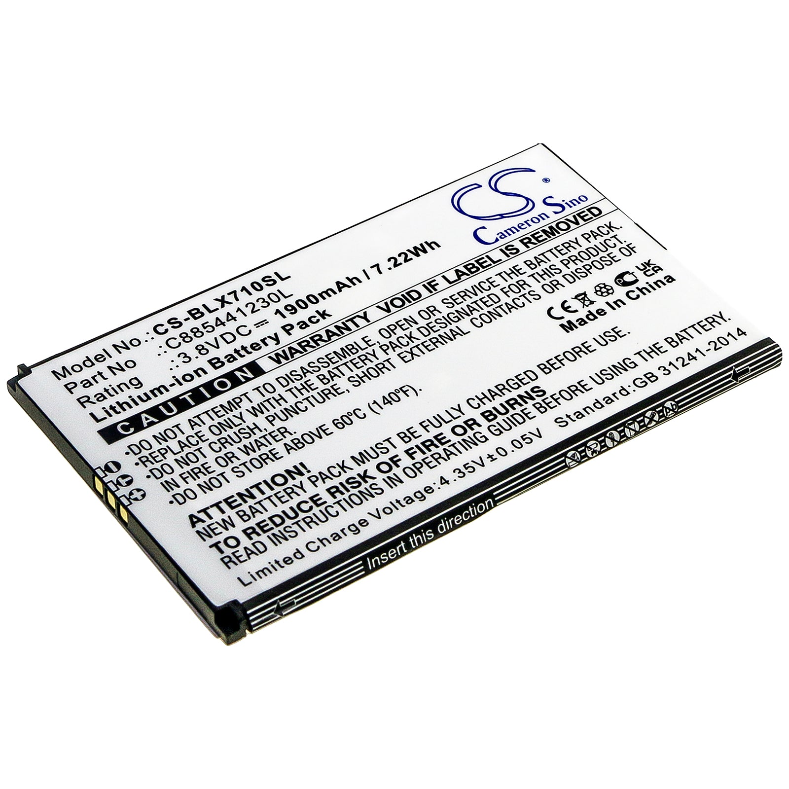 CS-BLX710SL Replacement Battery – Compatible with D710L, D710U, Dash XL