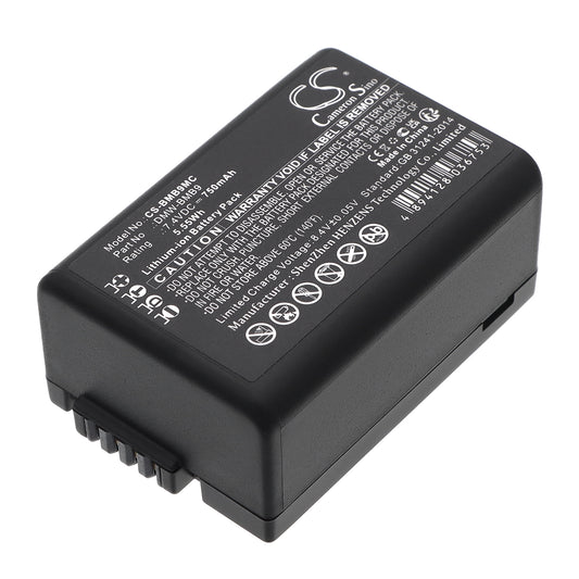 7.4V 750mAh/5.55Wh Li-ion Camera Battery for Panasonic