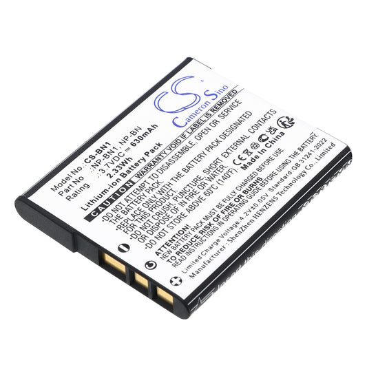 3.7V 630mAh/2.33Wh Li-ion Camera Battery for Sony