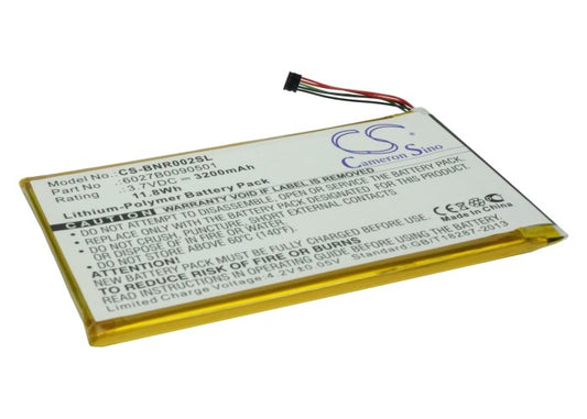 3.7V 3200mAh/11.84Wh Li-Polymer Ebook/eReader Battery for Barnes & Noble